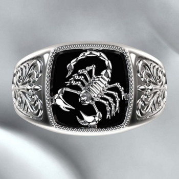 Vintage δαχτυλίδια Scorpion για άνδρες Original Fashion Boys Jewelry Relief Craft Anillos Δώρο Ρυθμιζόμενα αξεσουάρ Δωρεάν αποστολή