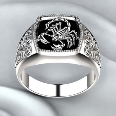 Starinski škorpionski prstenovi za muškarce Originalni modni nakit za dječake Reljefni obrt Anillos Poklon Podesivi dodaci Besplatna dostava