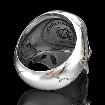 Пръстен с преувеличен череп за мъже, нов готически индивидуален пънк пръстен, модни метални аксесоари, парти бижута, размер 6-13