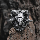 Ανδρικά κοσμήματα Μοναδικά Punk Gothic Devil Demon Skull Rings για άντρες Hip Hop Punk Party Δώρο γενεθλίων κοσμήματα Anillo Hombre Regalos