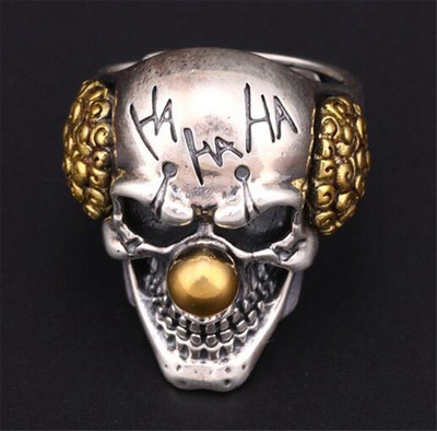 Gooti punk Satanic Devil Skull Ring Vintage Steampunk meeste roostevabast terasest sõrmus Hiphop Mootorrataste Rock Biker Ehted Hulgimüük