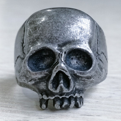 Gooti punk Satanic Devil Skull Ring Vintage Steampunk meeste roostevabast terasest sõrmus Hiphop Mootorrataste Rock Biker Ehted Hulgimüük