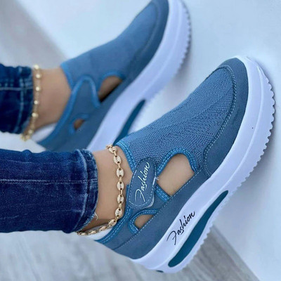 2023 Női tornacipő Platform Alkalmi, Légáteresztő Sport Design Vulkanizált cipők Divat Tenisz Női Lábbeli Zapatillas Mujer