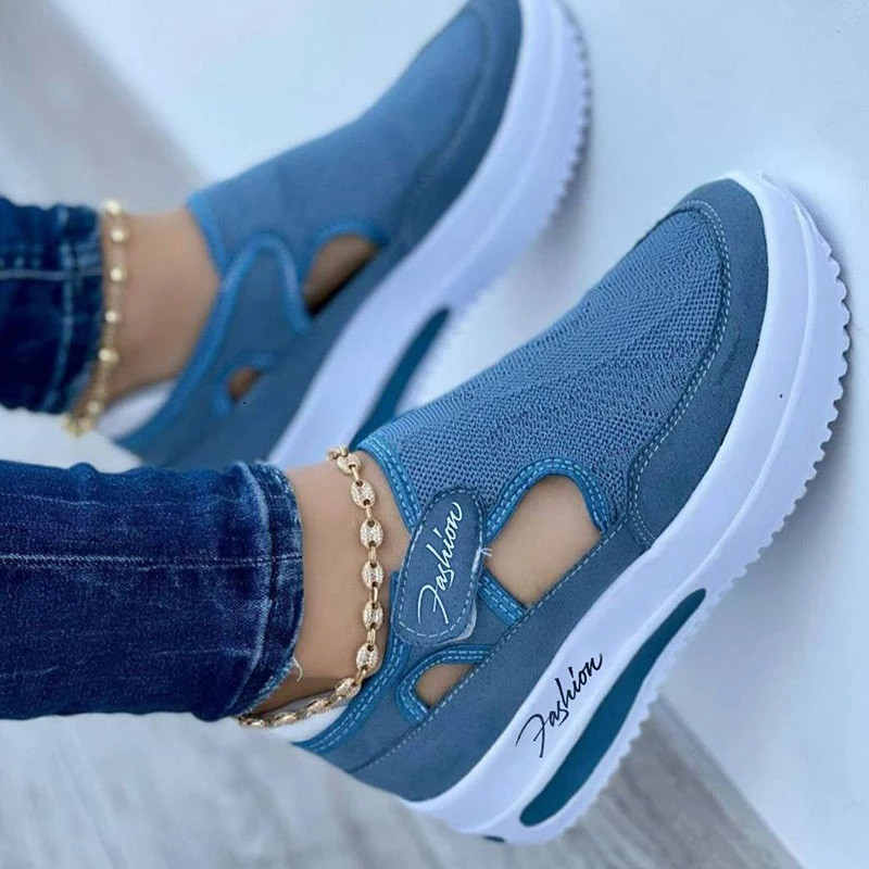 2023 Női tornacipő Platform Alkalmi, Légáteresztő Sport Design Vulkanizált cipők Divat Tenisz Női Lábbeli Zapatillas Mujer