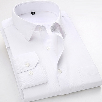 Ανδρικά πουκάμισα New Fashion Twill Μασίφ επαγγελματικό επίσημο μακρυμάνικο λευκό μπλε μωβ Μαύρο κομψό ανδρικό κοινωνικό πουκάμισο
