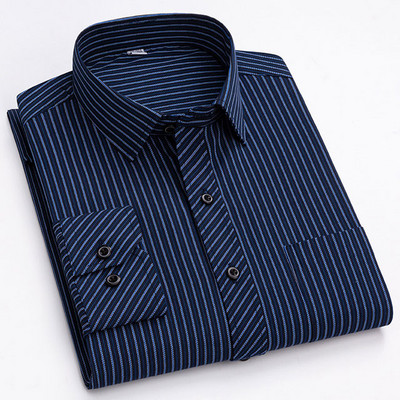 Ανδρικά πουκάμισα New Fashion Twill Μασίφ επαγγελματικό επίσημο μακρυμάνικο λευκό μπλε μωβ Μαύρο κομψό ανδρικό κοινωνικό πουκάμισο