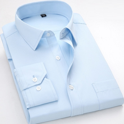 Ανδρικά πουκάμισα New Fashion Twill Μασίφ επαγγελματικό επίσημο μακρυμάνικο λευκό μπλε μωβ Μαύρο κομψό ανδρικό κοινωνικό πουκάμισο