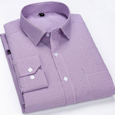 Ανδρικά πουκάμισα New Fashion Twill Μασίφ επαγγελματικό επίσημο μακρυμάνικο λευκό μπλε μωβ Μαύρο κομψό ανδρικό κοινωνικό πουκάμισο