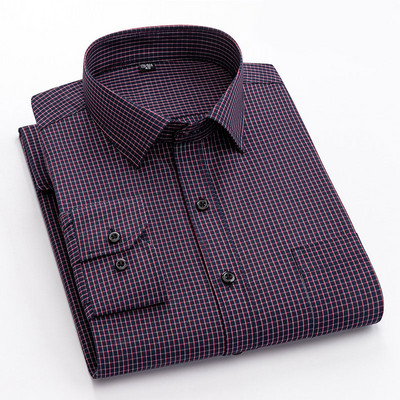 Ανδρικά πουκάμισα New Fashion Twill Μασίφ επαγγελματικό επίσημο μακρυμάνικο λευκό μπλε μωβ Μαύρο κομψό ανδρικό κοινωνικό πουκάμισο