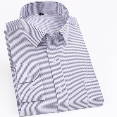 Ανδρικά πουκάμισα New Fashion Twill Μασίφ επαγγελματικό επίσημο μακρυμάνικο λευκό μπλε μωβ Μαύρο κομψό ανδρικό κοινωνικό πουκάμισο