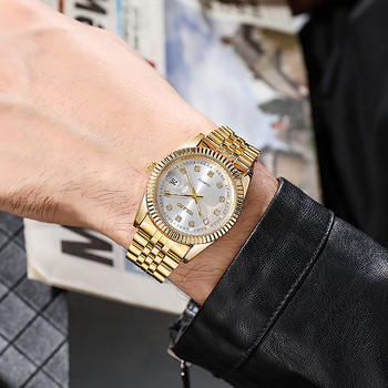 Най-продаваните продукти за 2020 г. Изцяло стоманени мъжки кварцови часовници Луксозна марка Най-високо качество zegarek meski relógios masculino