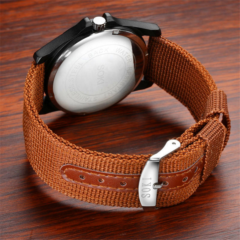 SOKI Sportski satovi Muški modni ležerni muški sat 2021. Luksuzni muški ručni sat Relogio Masculino Kvarcni vojni sat za muškarce