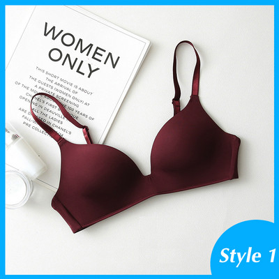 Σουτιέν χωρίς ραφές για γυναίκες Push Up Bras No Wire Brassiere AB Cup Εσώρουχα Sexy Bralette Three Quarters (3/4 Cup) εσώρουχα