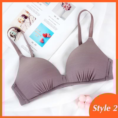 Σουτιέν χωρίς ραφές για γυναίκες Push Up Bras No Wire Brassiere AB Cup Εσώρουχα Sexy Bralette Three Quarters (3/4 Cup) εσώρουχα