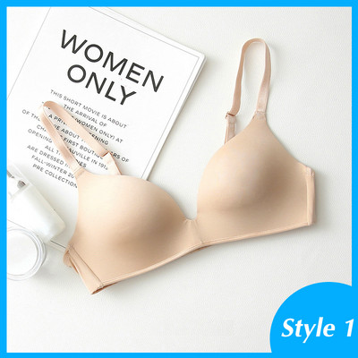 Σουτιέν χωρίς ραφές για γυναίκες Push Up Bras No Wire Brassiere AB Cup Εσώρουχα Sexy Bralette Three Quarters (3/4 Cup) εσώρουχα