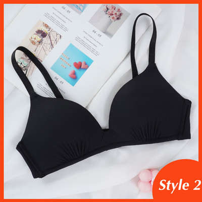 Σουτιέν χωρίς ραφές για γυναίκες Push Up Bras No Wire Brassiere AB Cup Εσώρουχα Sexy Bralette Three Quarters (3/4 Cup) εσώρουχα
