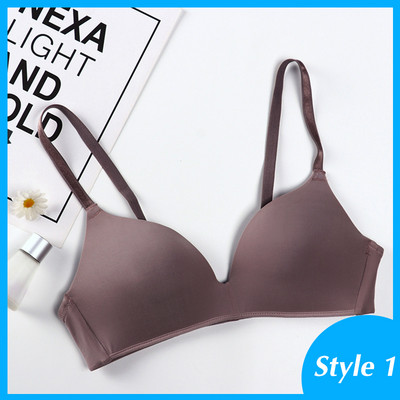 Σουτιέν χωρίς ραφές για γυναίκες Push Up Bras No Wire Brassiere AB Cup Εσώρουχα Sexy Bralette Three Quarters (3/4 Cup) εσώρουχα