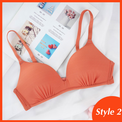 Σουτιέν χωρίς ραφές για γυναίκες Push Up Bras No Wire Brassiere AB Cup Εσώρουχα Sexy Bralette Three Quarters (3/4 Cup) εσώρουχα