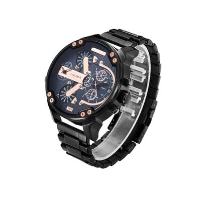 Kvarcni satovi za muškarce Vrhunska luksuzna marka Cagarny Fashion Business Muški ručni sat Gold Steel Muški ručni sat Relogio Masculino