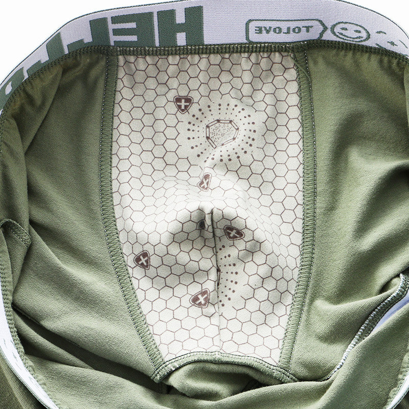 Vīriešu apakšbikses Kokvilnas BokseriŠorti Vīriešu Apakšveļa Vīriešu Bokseri Elpojošas U Izliektas vīriešu apakšbikses Sexy Liela izmēra cuecas calzoncillos