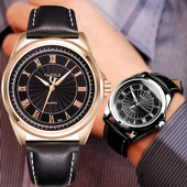 Marca YAZOLE Ceas de lux pentru bărbați Ceas de mână în stil vintage de afaceri pentru bărbați cu curea din piele Ceas de mână pentru bărbați Relojes Hombre 2023