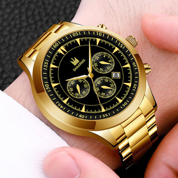 Επώνυμα Fashion Black Strap Ανδρικά ρολόγια Μαύρο χρυσό Πολυτελές κοίλο ατσάλι Μηχανικό ρολόι Ρολόι καρπού Ρετρό ανδρικό ρολόι 2023