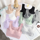 Ice Silk Sleep Liemenėlė moterims Seksualus apatinis trikotažas Besiūlė liemenė Moteriški apatiniai Joga Sportiniai Bralette нижнее белье женское