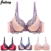 Julexy ABCDE taurė, moteriška, didesnio dydžio liemenėlė Seksuali moteriška liemenėlė apatinis trikotažas, moteriškas „Bralette Push Up Lace“ apatinis trikotažas