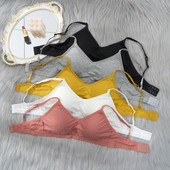 Szexi női melltartó Bralette Fehérnemű push up melltartó Pamut rugalmas melltartó Női Fashion Ins melltartók Női felsők Fehérnemű Bralette Hot