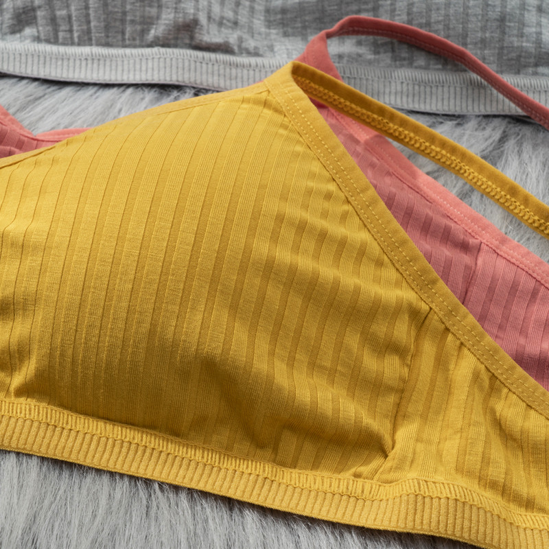 Szexi női melltartó Bralette Fehérnemű push up melltartó Pamut rugalmas melltartó Női Fashion Ins melltartók Női felsők Fehérnemű Bralette Hot