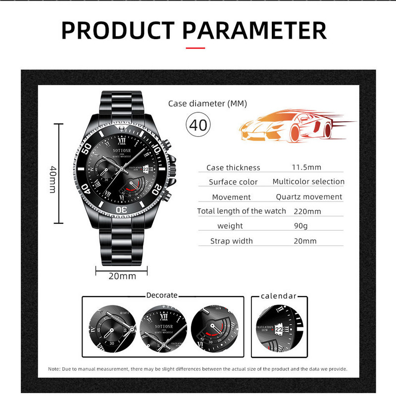 Ceas automat pentru bărbați, ceasuri de mână cu quartz, impermeabil, verde, fantomă, ceas din oțel, calendar luminos pentru bărbați, ceas popular