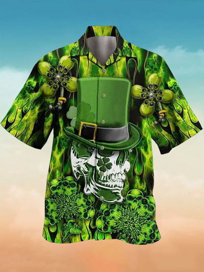 2022 Hawaii Särgid Meeste 3D Prinditud Ranna Meestele Naiste Lühikeste varrukatega Kuuba Särgid Meestele Rannarõivad Riided Vabaaja vintage topsid