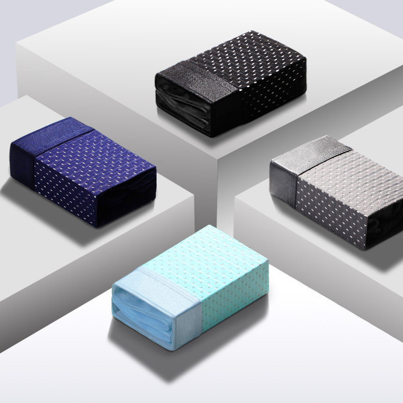 Vīriešu apakšbiksītes Modāla vīriešu apakšveļa Bokseri Elpojošs vīrietis Ledus zīds Seksīgi U Izliekts Bokseris Masīvas apakšbikses Ērti sietveida šorti