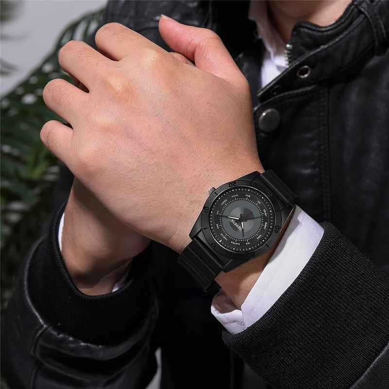 Luksusa 2022. gada populārākais zīmols Minimālisma Sarkano roku Dizaina Vīriešu Sporta Kvarca Pulkstenis Modes Silikona siksniņa Vīriešu Pulkstenis Dāvanas Pulksteņi