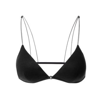 Нов секси безшевен сутиен с предна катарама за жени Style Bralette Deep V Triangle Cup Bralet Бельо Безжично бельо Push Up сутиени