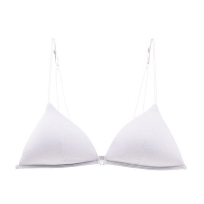 Új szexi elülső csatos varrat nélküli melltartó női stílusban Bralette Deep V Triangle Cup Bralet fehérnemű vezeték nélküli fehérnemű Push Up melltartó