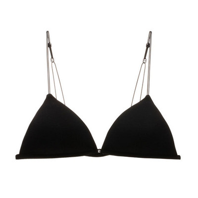 Új szexi elülső csatos varrat nélküli melltartó női stílusban Bralette Deep V Triangle Cup Bralet fehérnemű vezeték nélküli fehérnemű Push Up melltartó