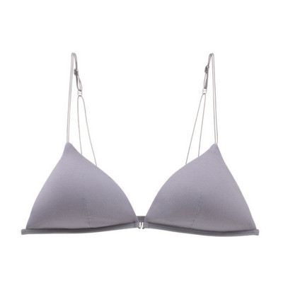 Új szexi elülső csatos varrat nélküli melltartó női stílusban Bralette Deep V Triangle Cup Bralet fehérnemű vezeték nélküli fehérnemű Push Up melltartó