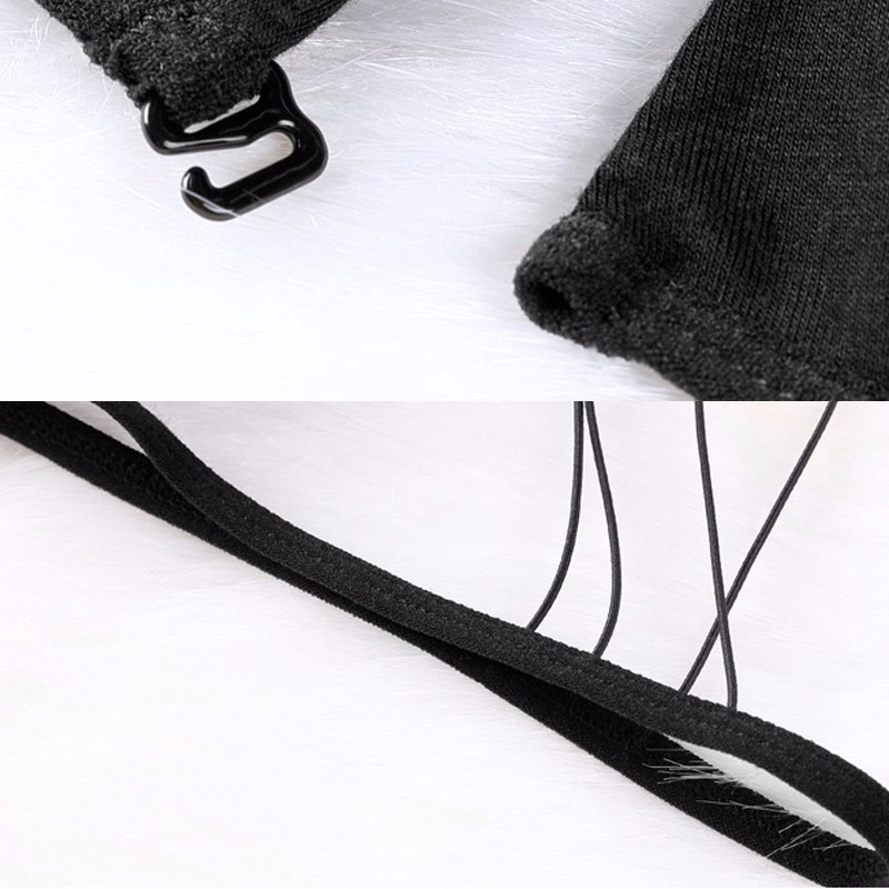 Új szexi elülső csatos varrat nélküli melltartó női stílusban Bralette Deep V Triangle Cup Bralet fehérnemű vezeték nélküli fehérnemű Push Up melltartó