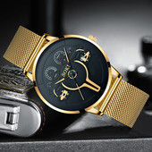 SOKI Europe And The United States Hot Fashion Steel Strap Ανδρικό ρολόι Trend Ρετρό Φοιτητικό Αθλητικό Ρολόι Quartz Καυτές εκπτώσεις
