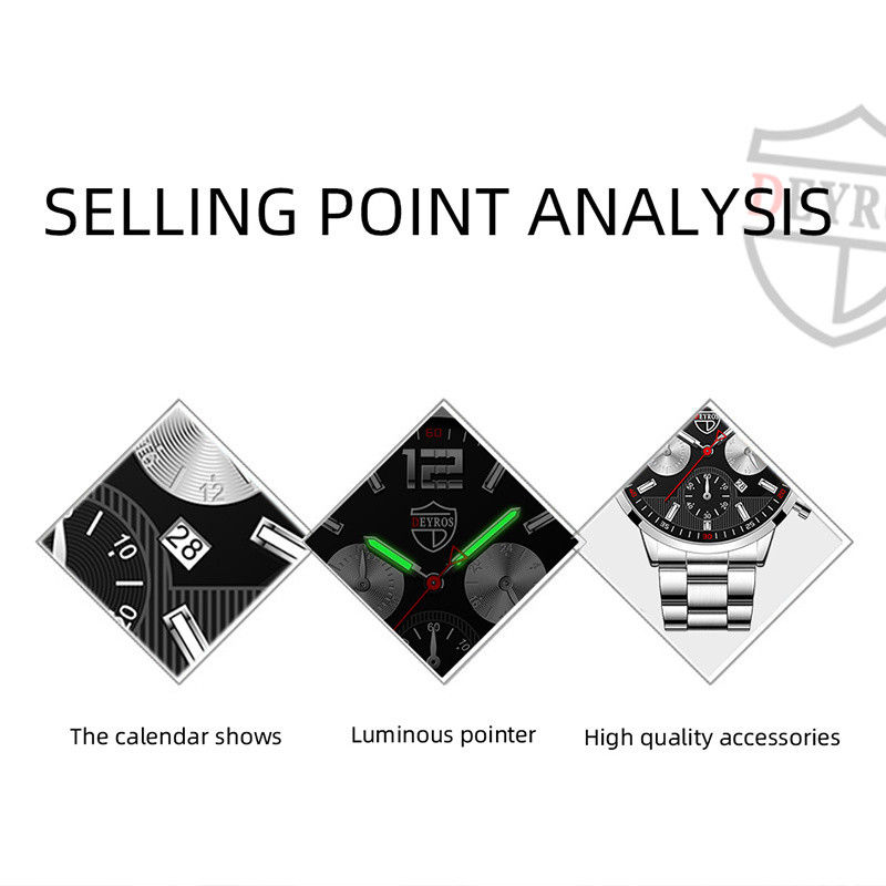 Modes vīriešu pulksteņi vīriešu biznesa nerūsējošā tērauda kvarca rokas pulkstenis kalendārs gaišs vīriešu ikdienas ādas pulkstenis reloj hombre