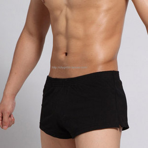 SEOBEAN vīriešu kokvilnas boksera apakšveļa atpūtas šorti pidžama mājas bikses pidžamas šorti vīriešiem Treniņtērps Inner U soma ar oderi cortos hombre