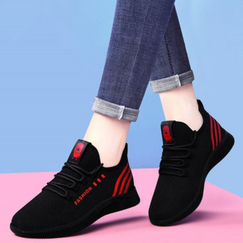 Дамски ежедневни обувки Дамски дишащи мрежести маратонки на платформа Дамски модни удобни дамски обувки Tenis Feminino Дамска кошница за маратонки