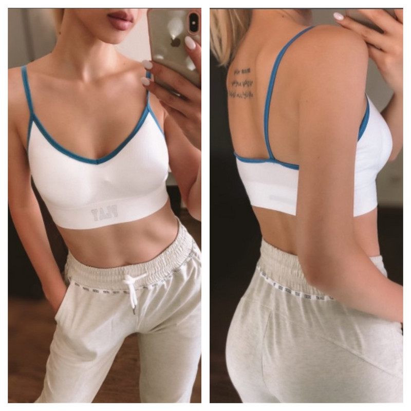 Sieviešu apgriezts sieviešu krūšturis bezšuvju cauruļu apakšveļa Seksīga apakšveļa Fitness apgriezts ielas apģērbs Camis sporta tējkannu