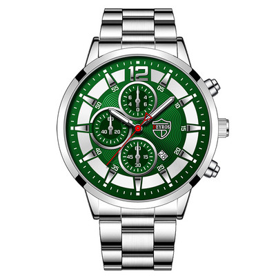 Brändi meeste käekellad, roostevabast terasest kvartsist randmekell meeste vabaaja kuupäevaga helendav nahast käevõru kell