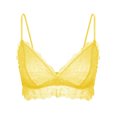 Női felső szexi átlátszó melltartó, csipkehálós fehérnemű, drótmentes áttetsző bralette tömör puha átlátszó melltartó nőknek