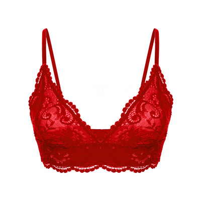 Női felső szexi átlátszó melltartó, csipkehálós fehérnemű, drótmentes áttetsző bralette tömör puha átlátszó melltartó nőknek