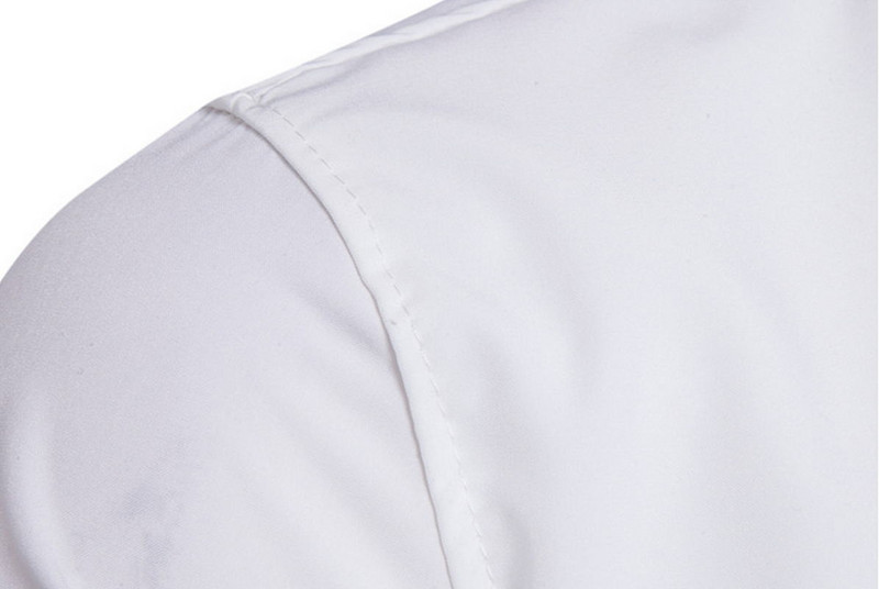 2021. gada modes krekli vīriešiem Rudens ar garām piedurknēm Apkakle Camisas Hombre Balta Svinīgā Topi Apģērbs Melns Bizness