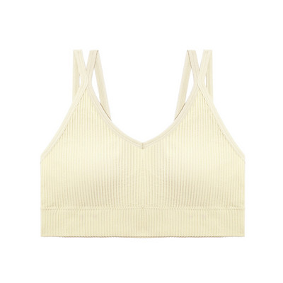 FINETOO Ženske kratke majice bez rukava Bešavno donje rublje Ženske kratke majice Seksi donje rublje Donje rublje Jastučić Kamizol Ženska prugasta ljepota