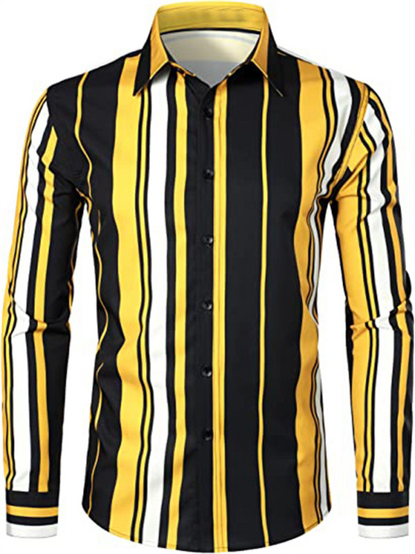 Férfi öltöny ing felső csíkos kockás rózsa kék piros divatos új alkalmi kültéri kiváló minőségű anyag puha és kényelmes 2023